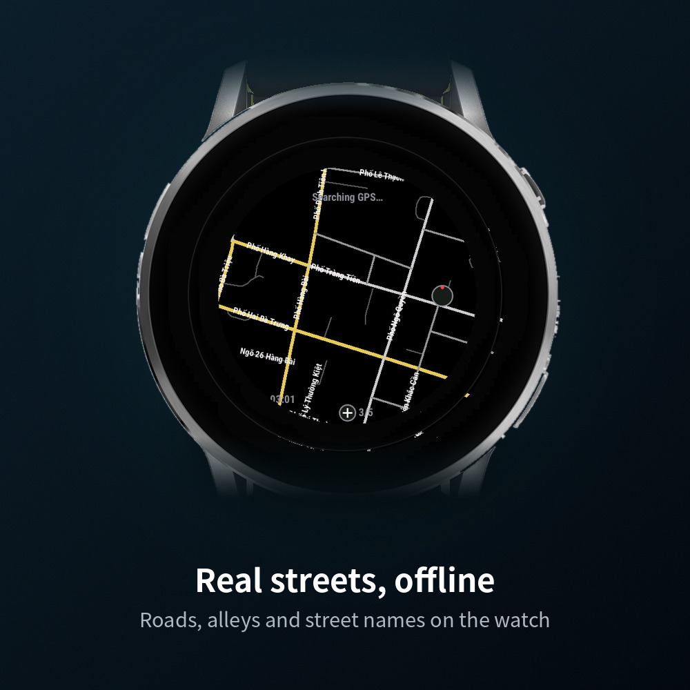 Street map with names