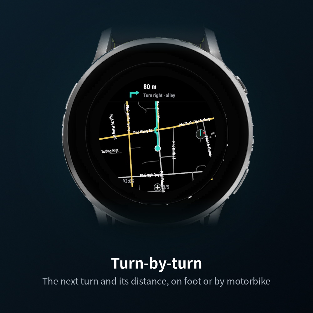 Turn-by-turn banner